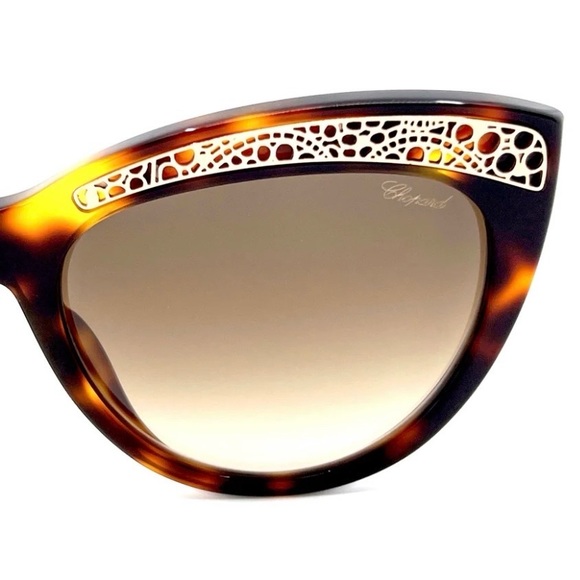 🆕New/Authentic Chopard Cat Eye Sunglasses (SCH258 0748) - Picture 5 of 12